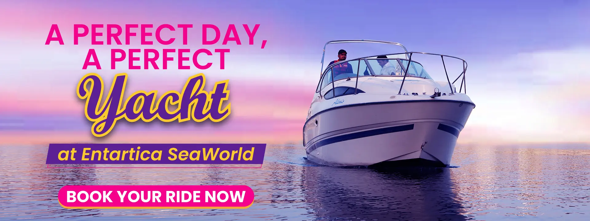 Yacht ride | entartica seaworld