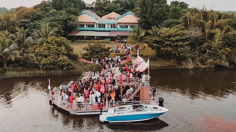 baraat on boat