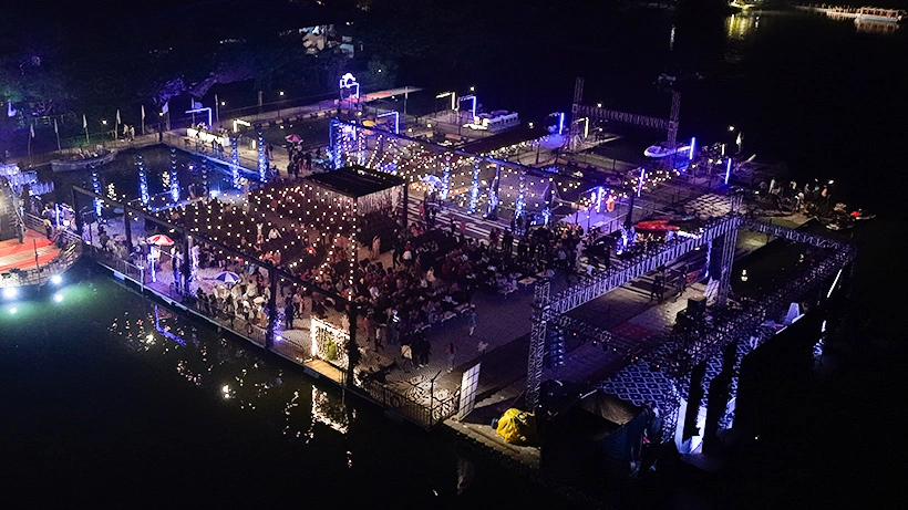 floating sangeet night