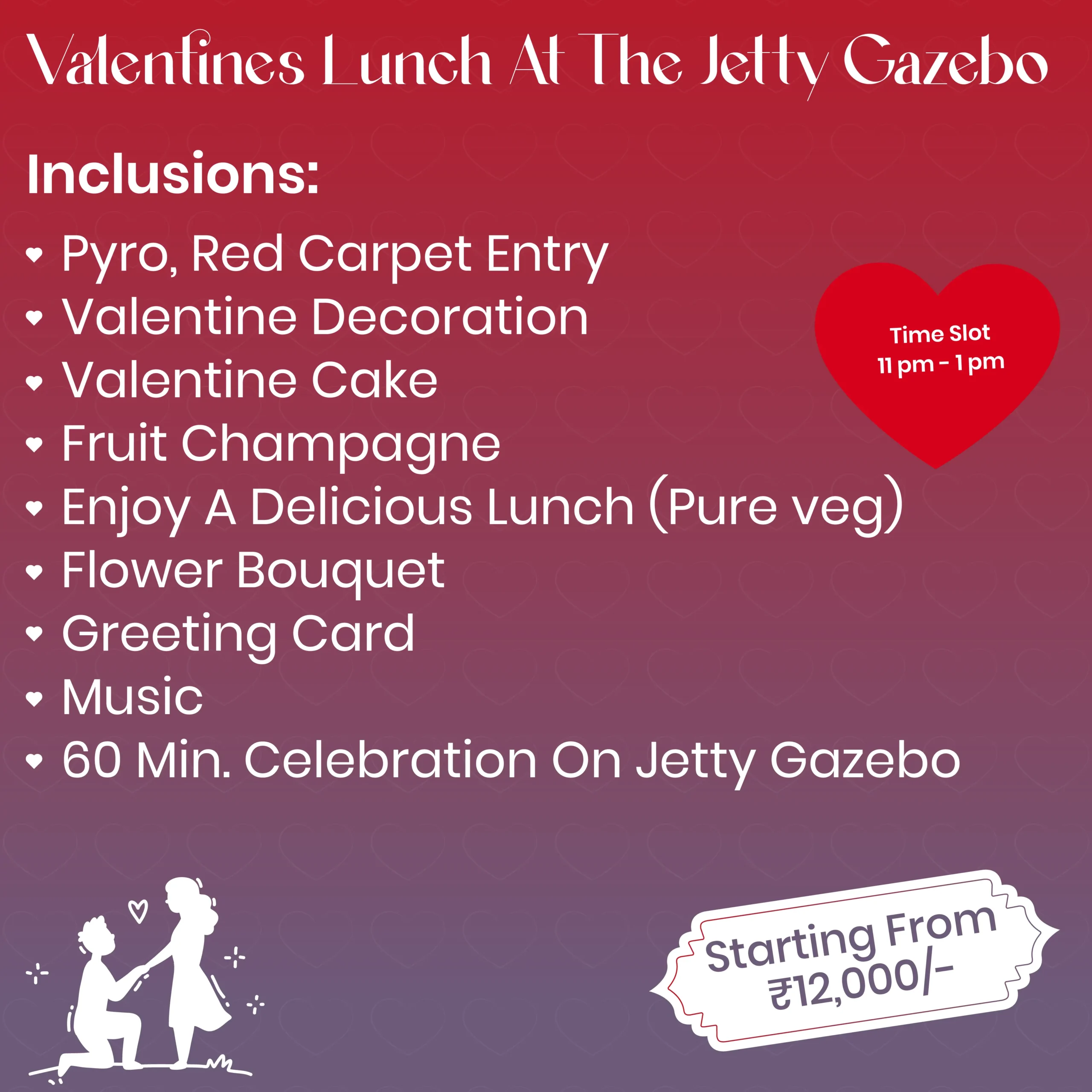 Rate Card - Rajsamand_Jetty Gazebo Lunch